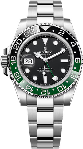 Rolex GMT-Master II "Sprite" 40mm Green Ceramic Dial Cerachrom Bezel Oyster Bracelet - 126720VTNR
